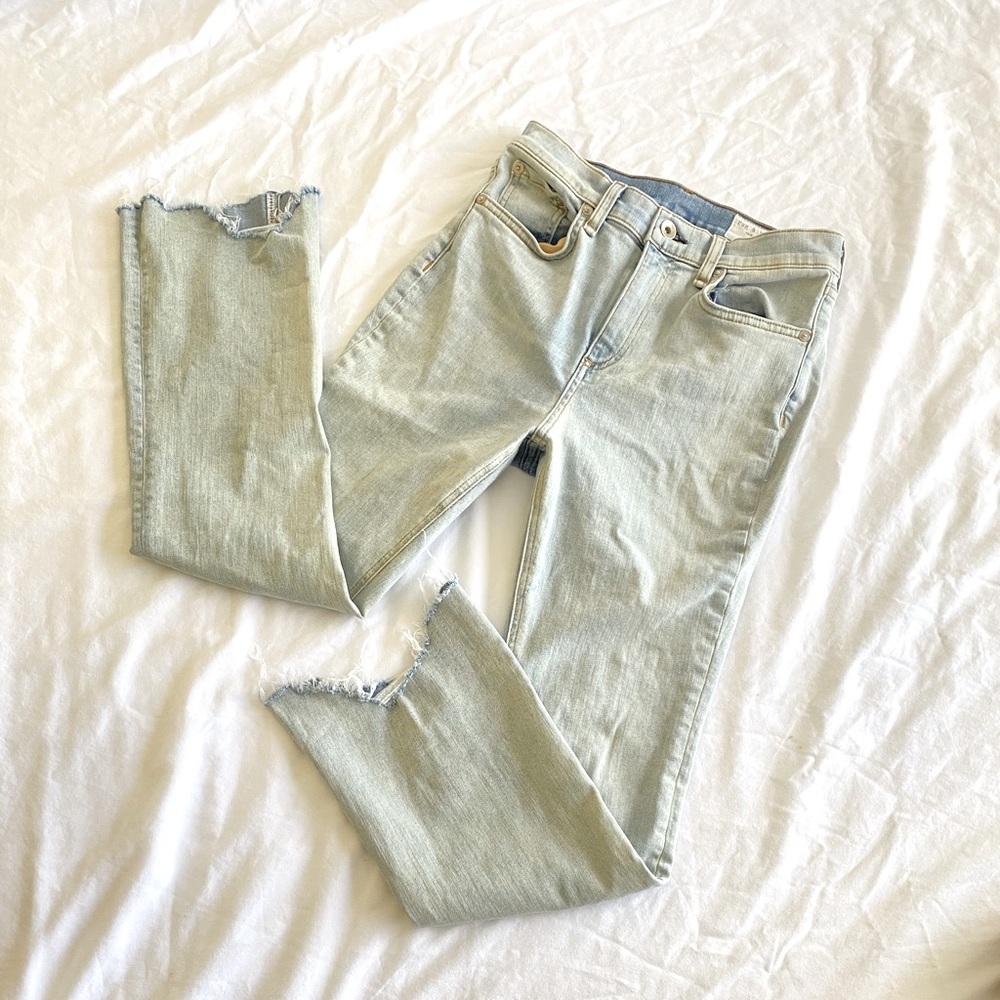 Rag & Bone High Rise Ankle Flair Denim Jeans